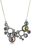 Sorrelli Aurora Sky Multi-Crystal Circular Gold-Tone Bib Necklace