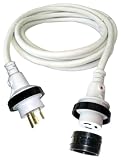 Conntek 17103 Marine Shore Power 12-Foot 10/3 30 Amp Power Cordset With Light Indicator