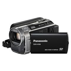 Panasonic SDR-H100EG-K Camcorder (80 GB Festplatte, 78-fach opt. Zoom, 6,7 cm (2,7 Zoll) Display, Bildstabilisator) schwarz