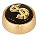 Cash Money Sound Button | Makes KaChing Cash Register Noise | Big Dollar Sign | Shiny Gold Color Bling Base | Funny Easy Gift | Office Desk Toy For Sales And Entrepreneurs Nut BATTERIES INCLUDED