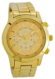Oozoo XL Damenuhr mit Metallband - C4874 - Gold
