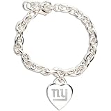 NFL New York Giants Heart-Charm Bracelet