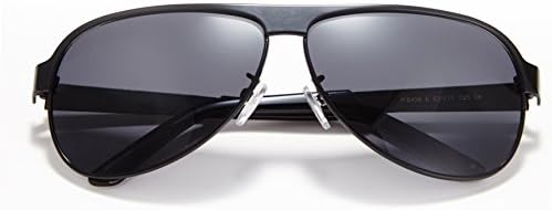 Sombosin UV Protection Metal Sunglasses for Men Polarized Wayfarer Sunglasses