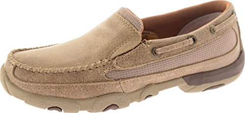 Twisted X Casual Shoes Womens Driving Moccasin Dusty Tan WDMS002