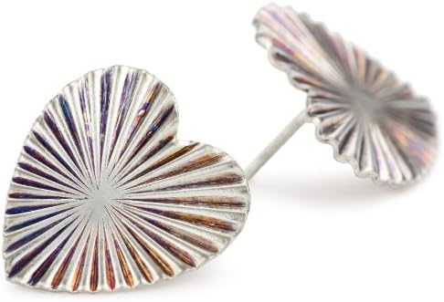 Bing Bang Oversized Ray Heart Earrings