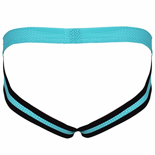 FEESHOW Men’s Athletic Jockstrap Supporter Bikini Briefs Bulge Pouch