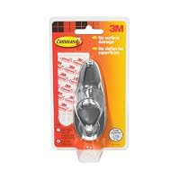 3M Command FC13-BC Forever Classic Large Metal Hook, Bright Chrome