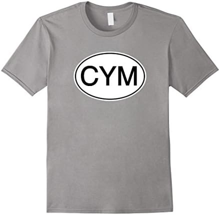 Men's Wales CYM Cymru Oval International Travel Sticker T-shirt Medium Slate