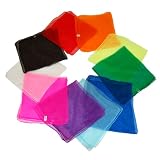 Firetoys Large Juggling Scarves (Rhythm / Dance Scarves) Pack of 10