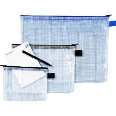 HETZEL Dokumententasche Mesh Bag A5/1300257 transparent Weichfolie