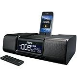 iHome iA9BZC App-Enhanced Dual Alarm Clock Radio for iPhone/iPod with AM/FM presets (Black)