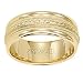 ARTCARVED OPULENCE Women\'s 14k Yellow Gold Braided Wedding Band