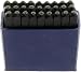 1mm Letters & Numbers Hardened Steel Punch Set - 36-Piece
