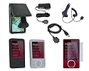 Premium Essential Accessory Bundle for Microsoft Zune 80GB 120GB: Black Leather Case + Black Silicon Skin Case + Clear Silicon Skin Case + Travel Ac Home Charger + Auto Dc Car Charger + High Speed USB Data Cable + Transparent Screen Protector