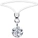 Clear Solitaire Cubic Zirconia Illusion Stretch Toe Ring