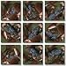 B Dazzle River Otters Scramble Squares 9 Piece Puzzle