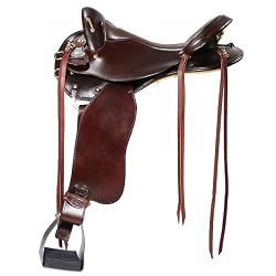 15 1/2" 16 1/2" Tex Tan Flex Endurance Saddle