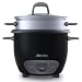 Aroma ARC-743-1NGB 3-Cup (Uncooked) 6-Cup (Cooked) Rice Cooker and Food Steamer, Black