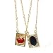 Disney Couture Snow White 2 Sided Cameo Necklace