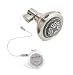 Evolve Showerheads SS-2100BN-SB Monarch Luxury Water-Saving Shower-Head, Brushed Nickel