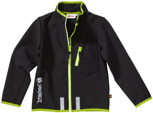 Lego Wear Jungen Jacke 13137 JUSTIN 204 - SOFTSHELL JACKET, Gr. 152, Schwarz (995 BLACK) Preisvergleich