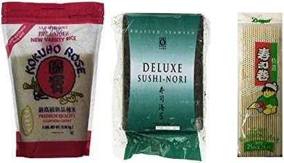 Sushi Kit Including Sushi Rice , Sushi Nori, Plus a Free Gift Sushi mat