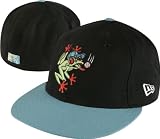 Everett AquaSox New Era 2008 Onfield 59FIFTY (5950) Home Hat Teal Brim
