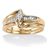 2-Piece Diamond 10k Ring Set