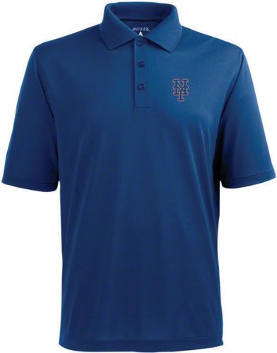 New York Mets Royal Pique Extra Light Polo Shirt