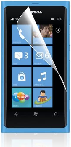 Lumia 800 Screen Protector, NovaMass [6-Pack] Premium High Definition (HD) Clear Screen Protector for Nokia Lumia 800 - Retail Packaging