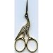 Madeira Scissors - Gold Plated Stork Embroidery Scissors