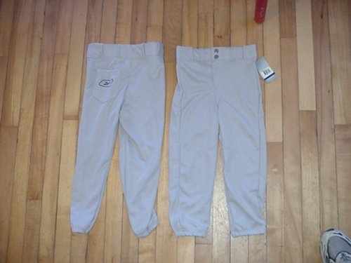 2-pk Reebok Premium Baseball Pants Gray Grey Youth S Small