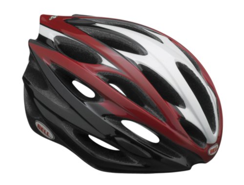 Bell Lumen Standard Issue Bike Helmet (Red/Black/White, Large) On Sale