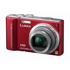 Panasonic - DMC-TZ10 EF-R - Appareil photo num�rique - 12,1 Mpix - Rouge