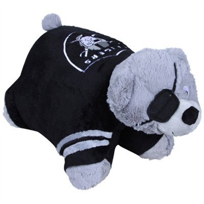 Oakland Raiders Fluffy Plush Pillow Pet Buddy