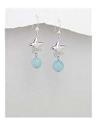 Star CZ Earrings In 92.5 Sterling Silver