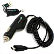 ChargerCity OEM Vehicle Power Adapter Cable Car Charger for Magellan Roadmate 5045 5045-LM 3065 3055 3045-LM 3045-MU 3045 2045 2036-MU 2036 2035 GPS Navigator with Extended 9ft Coiled cord for Longer Reach & Easy Storage. Include Free Micro SD Card USB Reader/Writer & Manufacture direct replacement warranty