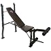 Cap Barbell Fitness Standard Weight Bench Black