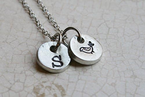 Bird Initial Tiny Coin Necklace Copyright © 2015 by Shelly Champlin. All rights reserved.