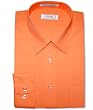 Men's BURNT ORANGE Dress Shirt w/ Convertible Cuffs