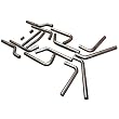 Flowmaster 15936 2.50" U-Fit Dual Exhaust Pipe Kit
