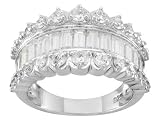 3.62CTW BELLA LUCE DIAMOND SIMULANT STERLING SILVER RING
