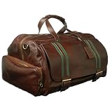 Produkt-Bild: Maxwell Scott - Luxus Braune Leder Gep&auml;ck-Taschen (DinoM)