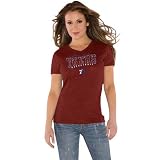NBA Touch By Alyssa Milano Philadelphia 76ers Red V-neck Tri-Blend T-shirt (Large)