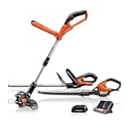 WORX WG913.51 3-Piece 18 Volt Lithium-Ion Cordless Combo Kit With Blower, String Trimmer & Hedge Trimmer