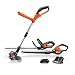 WORX WG913.51 3-Piece 18 Volt Lithium-Ion Cordless Combo Kit With Blower, String Trimmer & Hedge Trimmer
