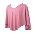 Mamaflage Breastfeeding V Neck Poncho in Pink