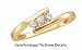 Beautiful Yellow Gold Diamond 3 Stone Petite Promise Ring