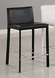 Ice Cube Black 24 Barstool (Set of 2) by Coaster Furniture