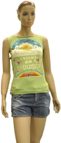 Miss Sixty Women's Cotton Sleeveless Top Blouse